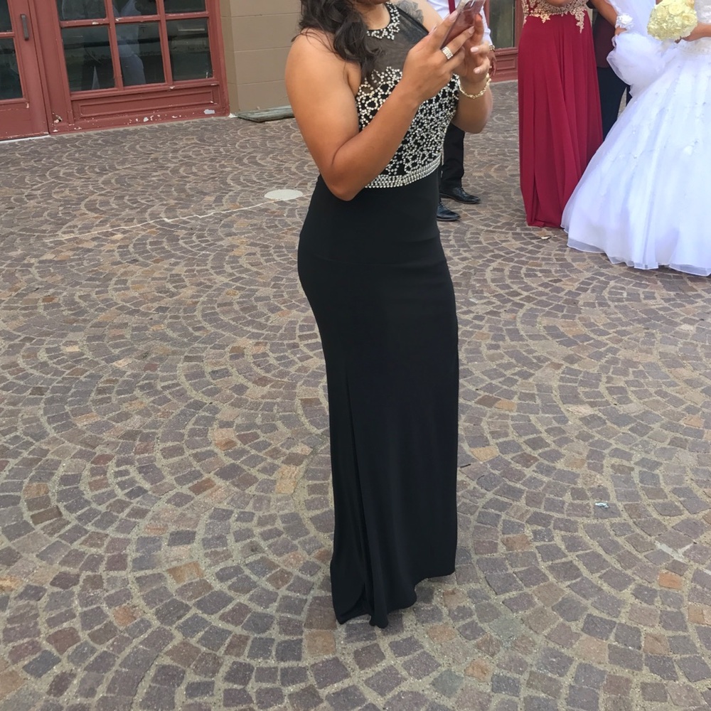 Black Terry Costa dress